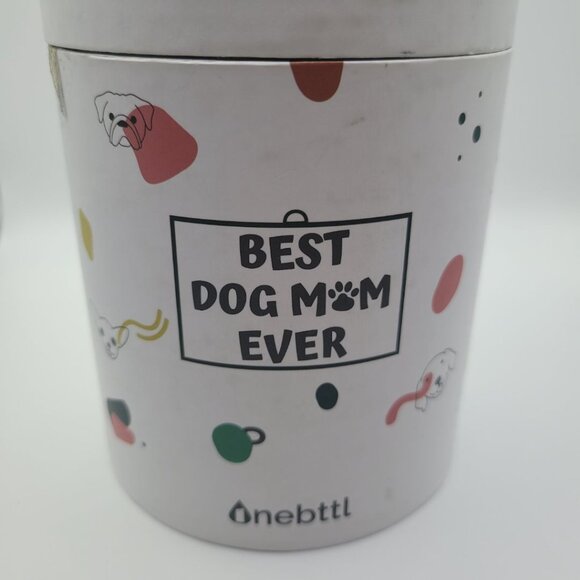 Dog Mom Cancer Wine Tumbler Short Rose Gold Shiny Astrology Sign Stars Paws - Picture 6 of 10